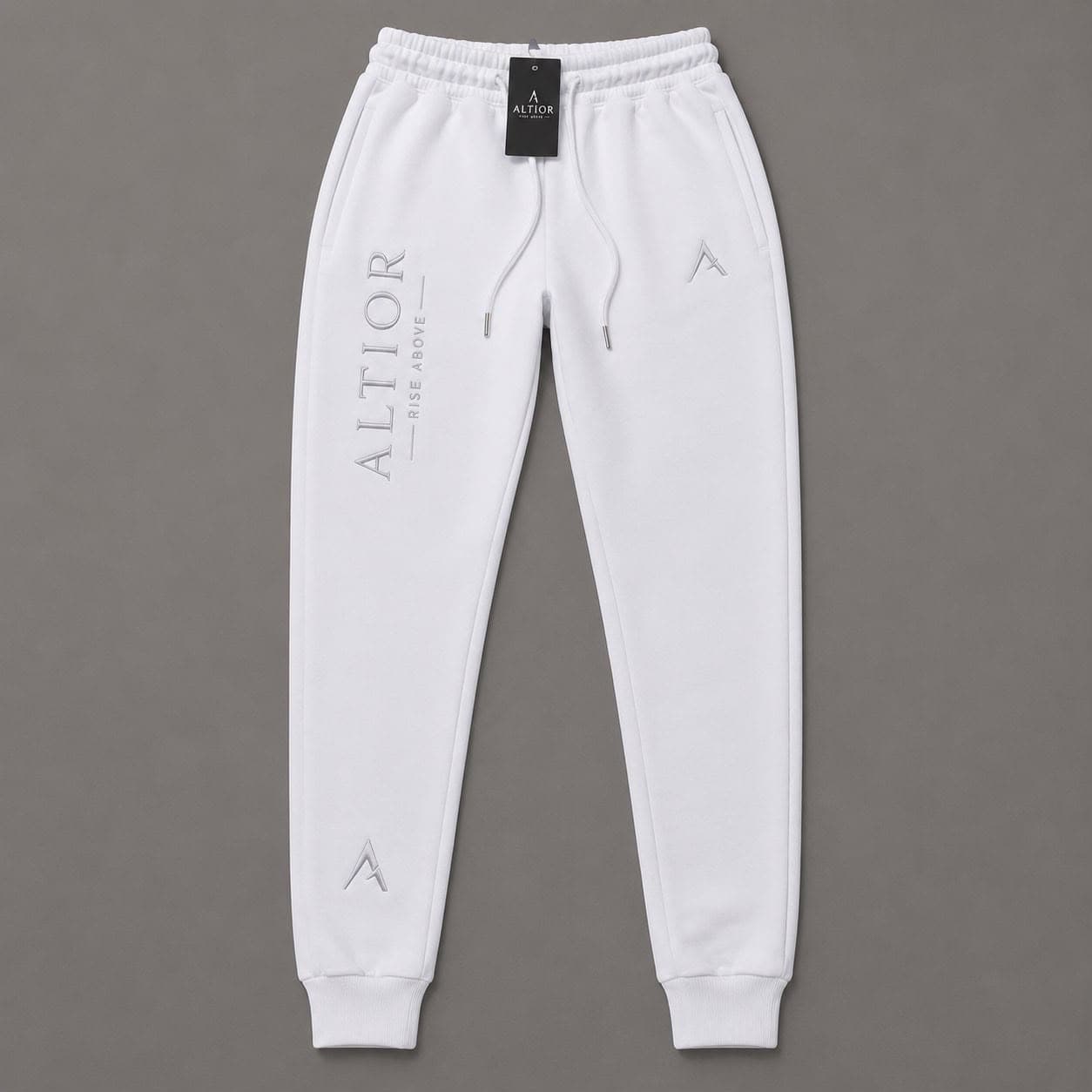 ALTIOR Ascend Track Pants — ASCEND Apex Set (White / Black)