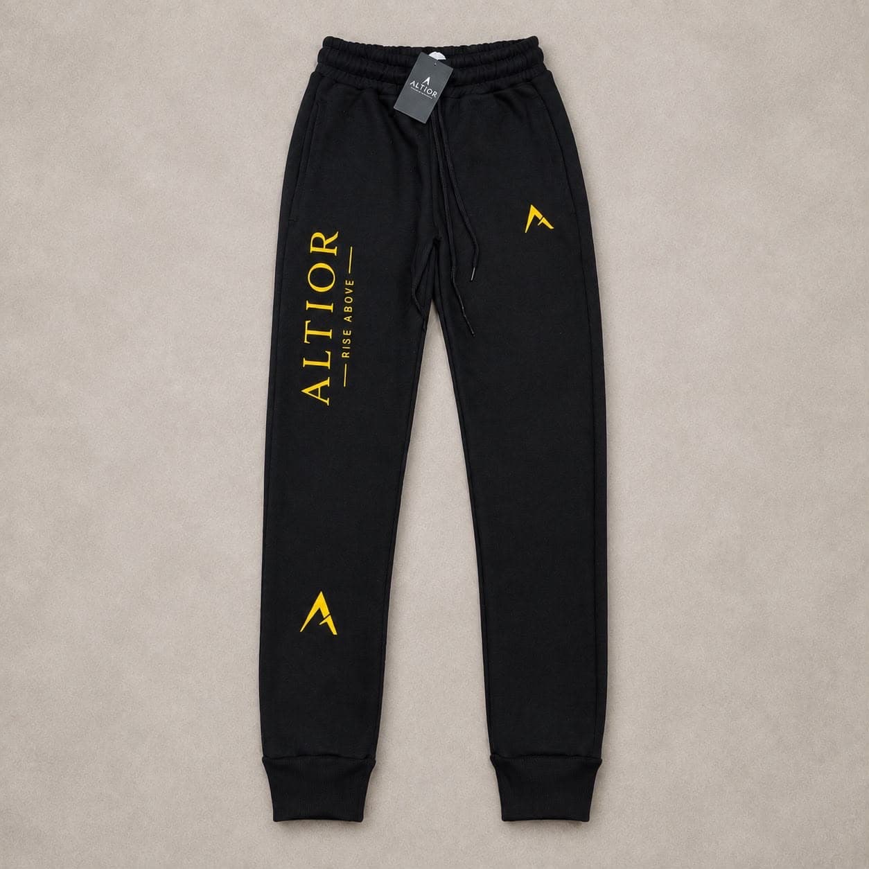 ALTIOR Ascend Track Pants — ASCEND Obsidian Set (Black / White)
